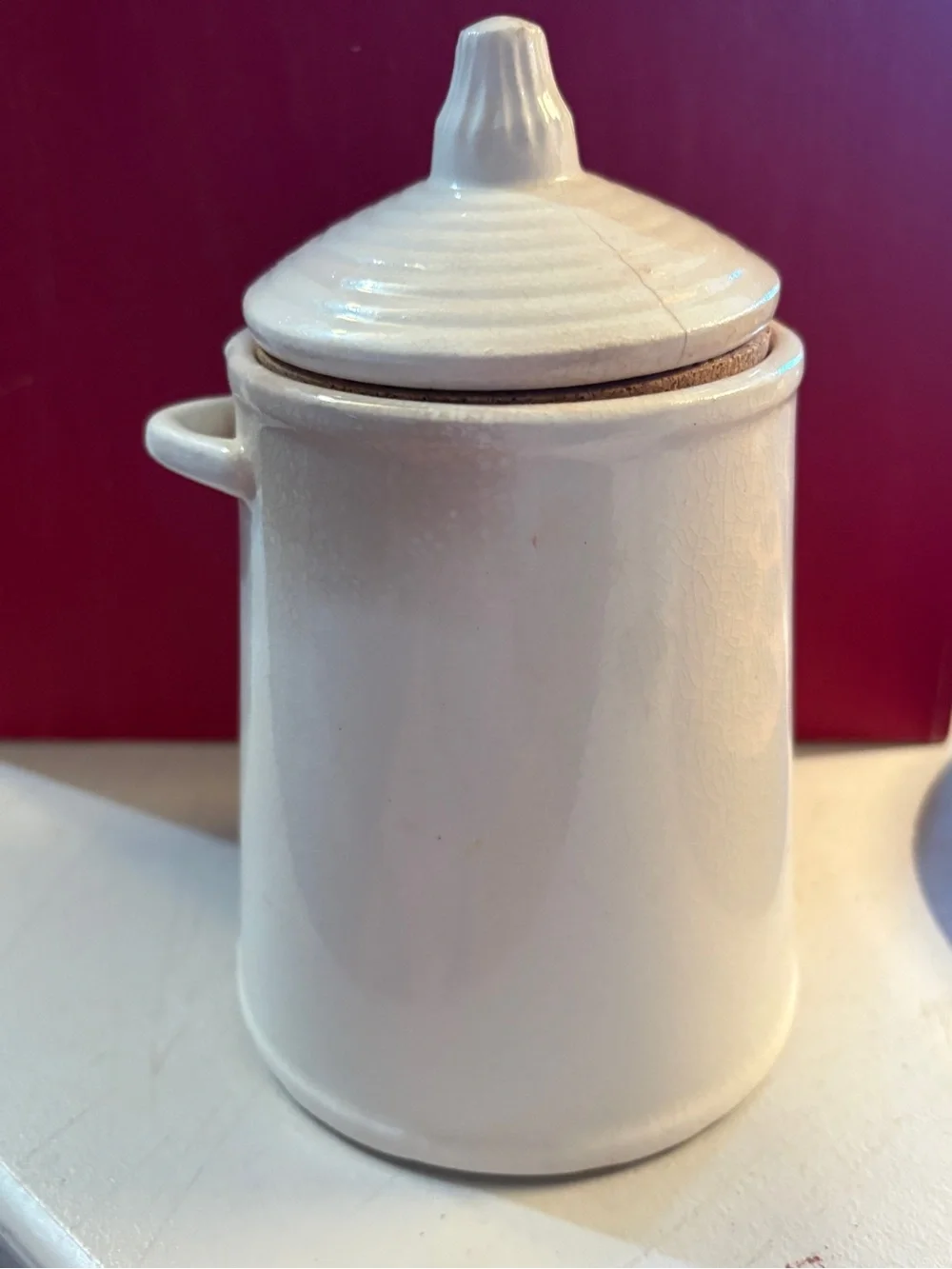 Ceramic Rooster Instant Coffee Canister - Rooster Vintage